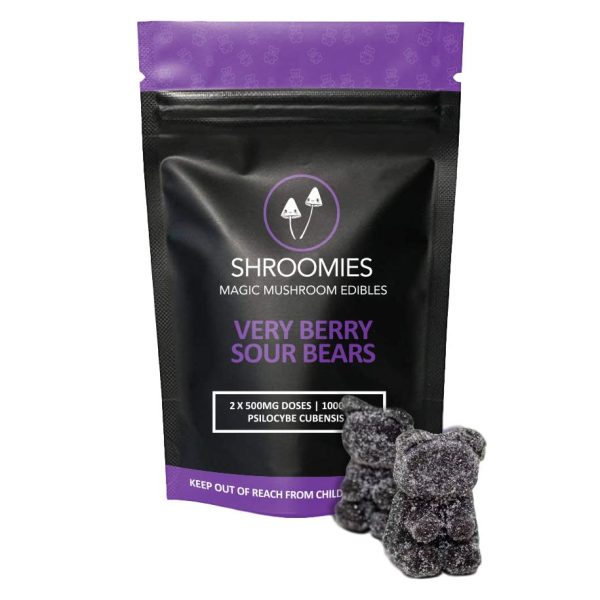 Shroomies – Very Berry Sour Gummy Bears