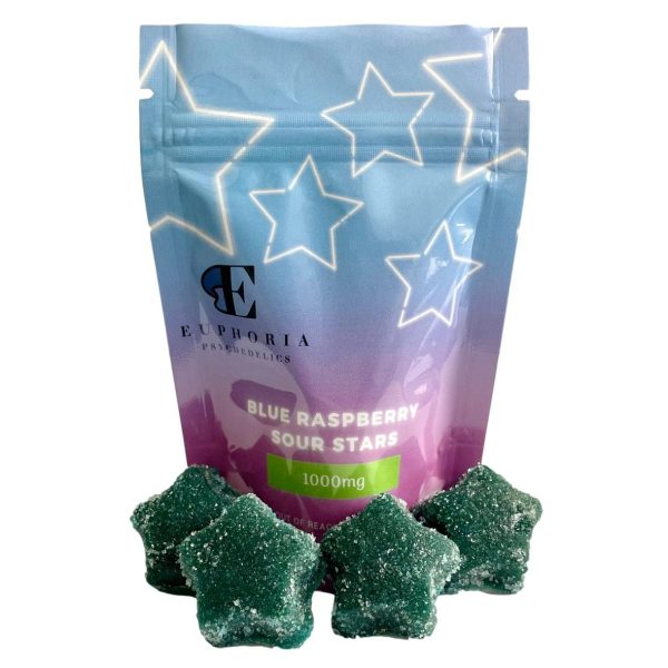 Euphoria Psychedelics – Blue Raspberry Sour Stars